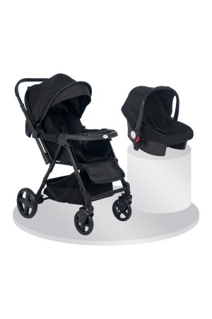 Joell Trendy Travel Sistem Çift Yönlü Bebek Arabası Siyah