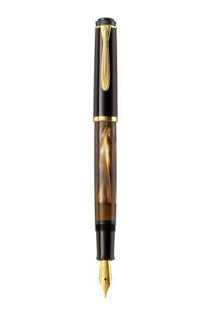 Pelikan klasik seri m200 marble brown dolma kalem b uç
