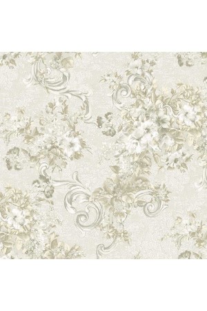 Adawall 1008 serıe | modern çiçekli duvar kağıdı (1008-1 : beyaz)