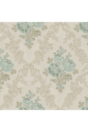 Adawall 5802 serıe | klasik çiçekli damask süslemelı duvar kağıdı (5802-3 : mavi, açık)