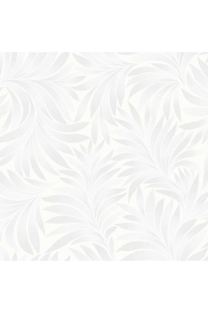 Adawall 7812 serıe | tropik stilize yapraklar desen duvar kağıdı ile duvar kağıdı (7812-1 : beyaz)