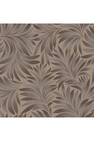 Adawall 7812 serıe | tropik stilize yapraklar desen duvar kağıdı ile duvar kağıdı (7812-3 : kahverengi, koyu, gri)